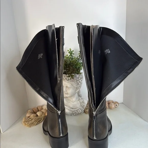 Marc Fisher Dariya Knee High Riding Boot Dark Brown Sz 10 - Picture 7 of 15